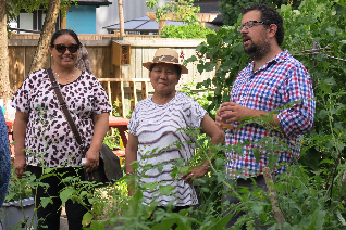 Tour stop at Greenest City and Milky Way Garden 